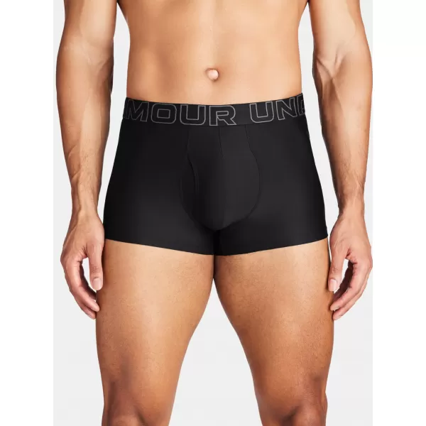  Pánské boxerky UNDER ARMOUR M UA PERF TECH 3IN (3KS) 1383882-001 ČERNÁ 