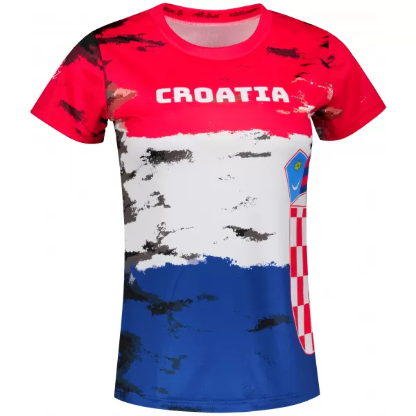  Dámské tričko premium ALTISPORT VOJ/ALW036HR/TR01 CHORVATSKO 