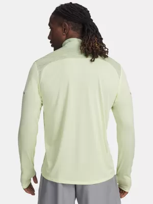 Pánské triko UNDER ARMOUR UA TECH UTILITY 1/4 ZIP 6004963-391 ZELENÁ