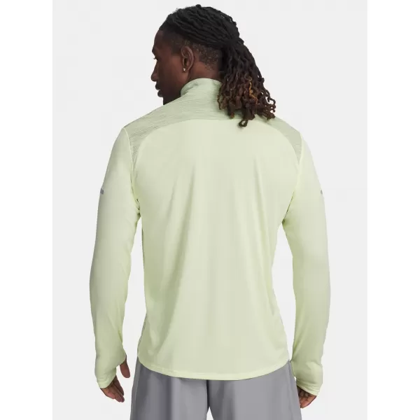  Pánské triko UNDER ARMOUR UA TECH UTILITY 1/4 ZIP 6004963-391 ZELENÁ 