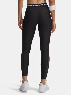 Dámské legíny UNDER ARMOUR HEATGEAR MESH LEGGING ČERNÁ