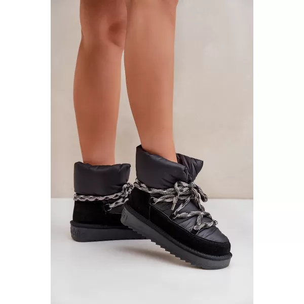  Dámské sněhule D.FRANKLIN DFSH375003 BLACK 