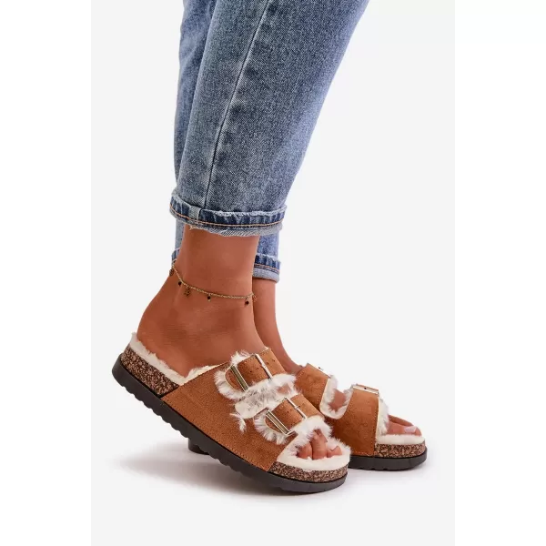  Dámské pantofle BOTO EZILENA 33315 CAMEL 