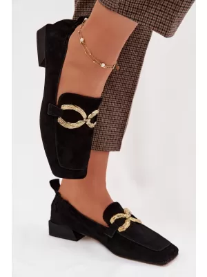 Dámské mokasíny D&A CR61-3115 BLACK