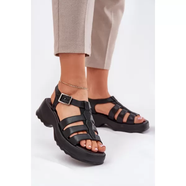  Dámské sandály ZAXY RR285117 BLACK 