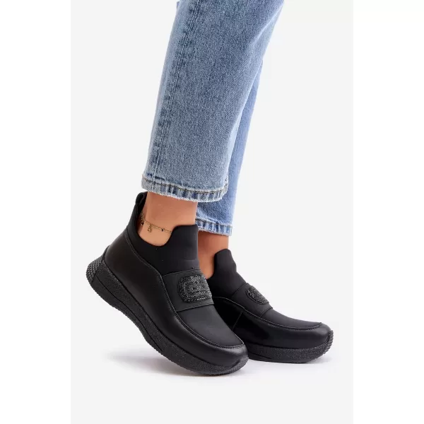  Dámské boty na platformě ARTIKER 55C0035 BLACK 