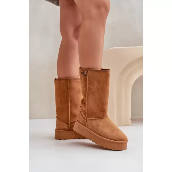 Dámské boty BIG STAR OO274893 BROWN/BEIGE 