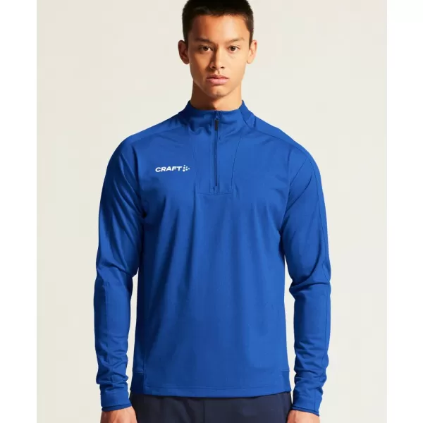  Pánská tréninková bunda s 1/4 zipem CRAFT TW Evolve 2.0 Half Zip M KLUBOVÁ KOBALTOVÁ 