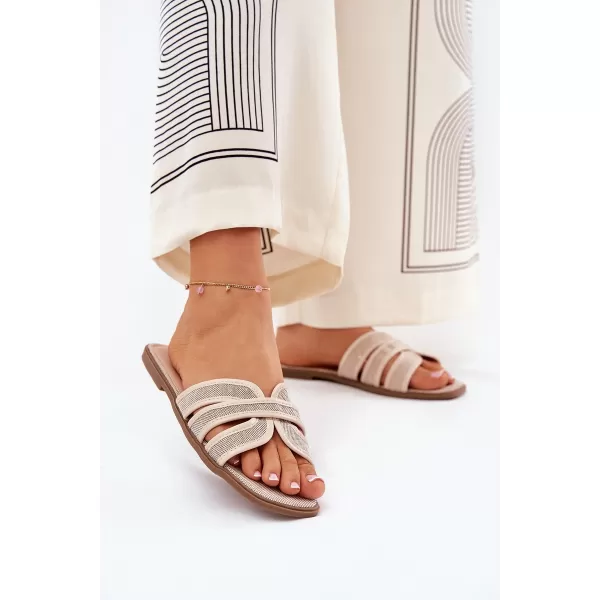  Dámské pantofle BOTO SCAZZE 36258 BEIGE 