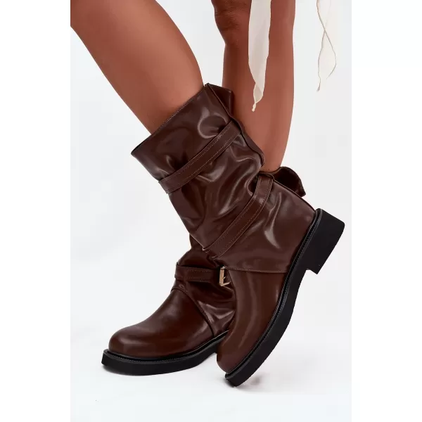  Dámské kozačky BOTO HALVESSA 39587 BROWN 