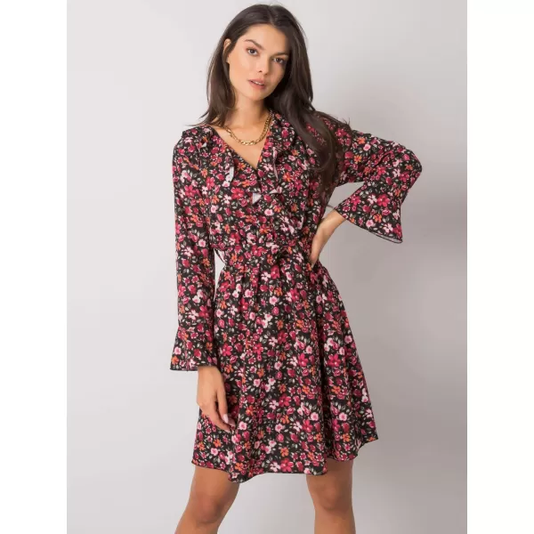  Dámské šaty ITALY MODA DHJ-SK-13891A.71P BLACK AND RED 