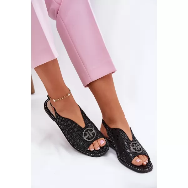  Dámské sandály S.BARSKI KV51-094 BLACK 