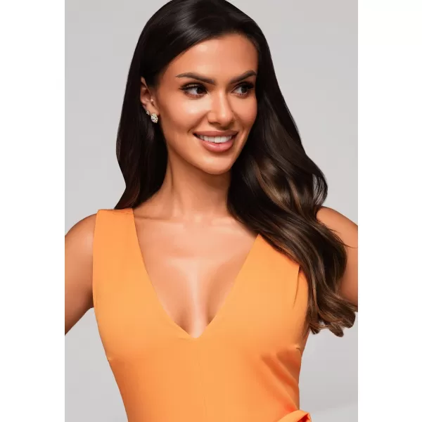  Dámské šaty LARICA LA-OM-DLR212 ORANGE 