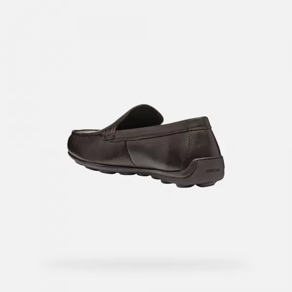  Pánské mokasíny GEOX SPHERICA EC16 G002878 TMAVĚ HNĚDÁ 