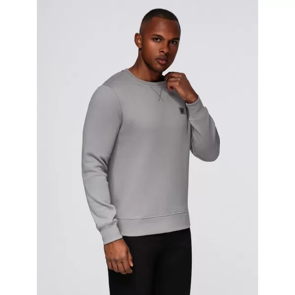  Pánská mikina OMBRE OM-SSNZ-0243 GREY 