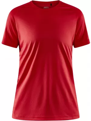 Dámské sportovní tričko CRAFT Corp. CORE Unify Training Tee W JASNĚ ČERVENÁ