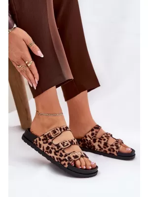 Dámské pantofle BOTO ULIRI 36081 LEOPARD