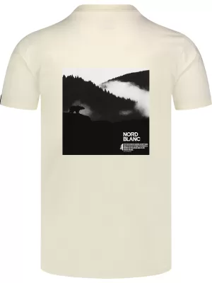 Pánské triko NORDBLANC NOTHINGNESS NBSMT8150 KRÉMOVĚ BÍLÁ