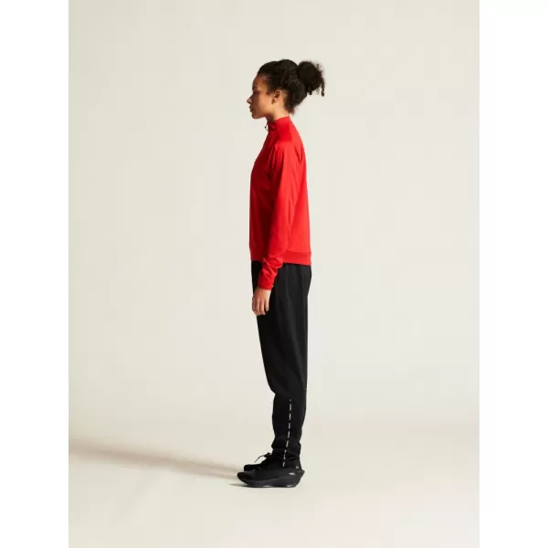  Dámská tréninková bunda s 1/4 zipem CRAFT TW Evolve 2.0 Half Zip W JASNĚ ČERVENÁ 