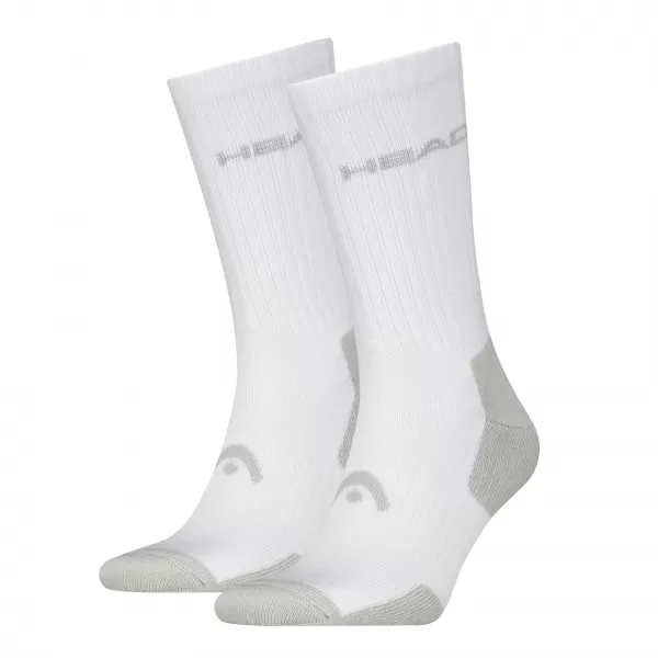  Ponožky HEAD ELEMENTS TENNIS CREW 2P WHITE 