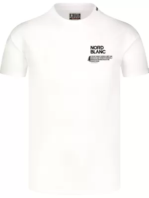 Pánské triko NORDBLANC NOTHINGNESS NBSMT8150 BÍLÁ