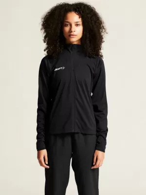 Dámská tréninková bunda CRAFT TW Evolve 2.0 Full Zip Jacket W ČERNÁ