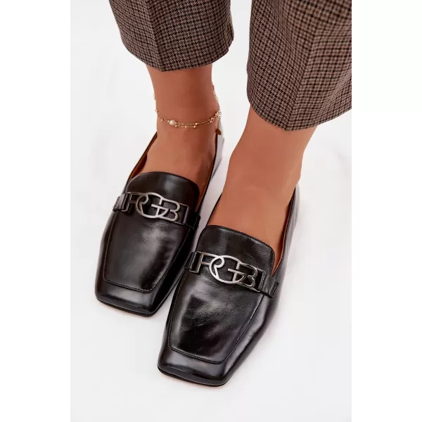  Dámské mokasíny D&A CR61-3125 BLACK 