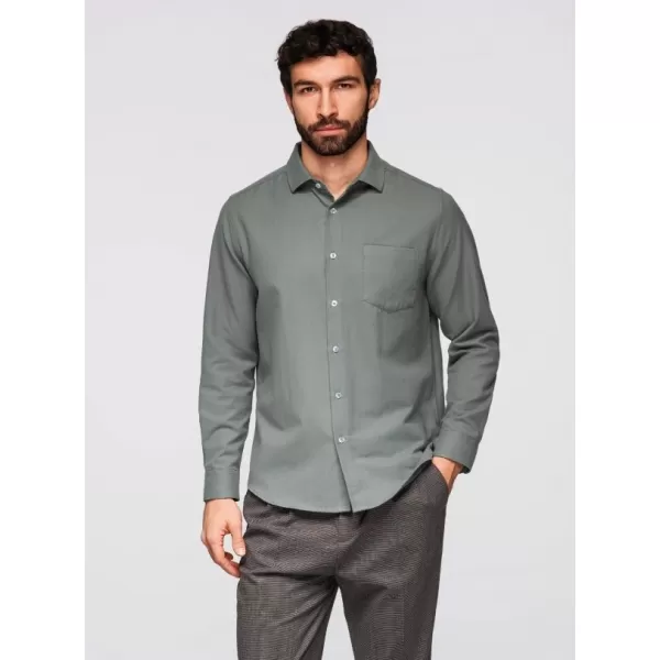  Pánská košile OMBRE K694 KHAKI 