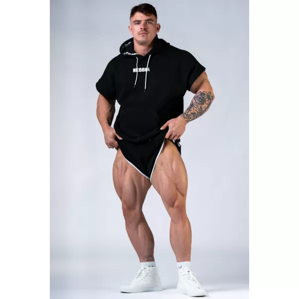  NEBBIA Teplákové šortky HERO 295 BLACK 