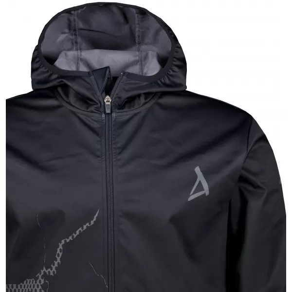  Pánská softshellová bunda premium ALTISPORT VOJ/ALM129JACK01 ČERNOŠEDÁ 