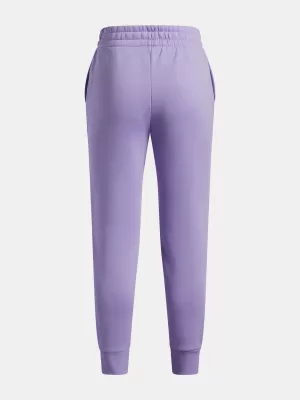 Dívčí tepláky UNDER ARMOUR UA RIVAL FLEECE JOGGERS 1379525-538 FIALOVÁ