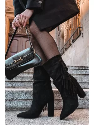 Dámské boty BOTO ZATEPLENÉ 40514 BLACK
