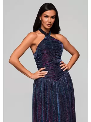 Dámské šaty LARICA LA-OM-DLR217 MULTICOLOR