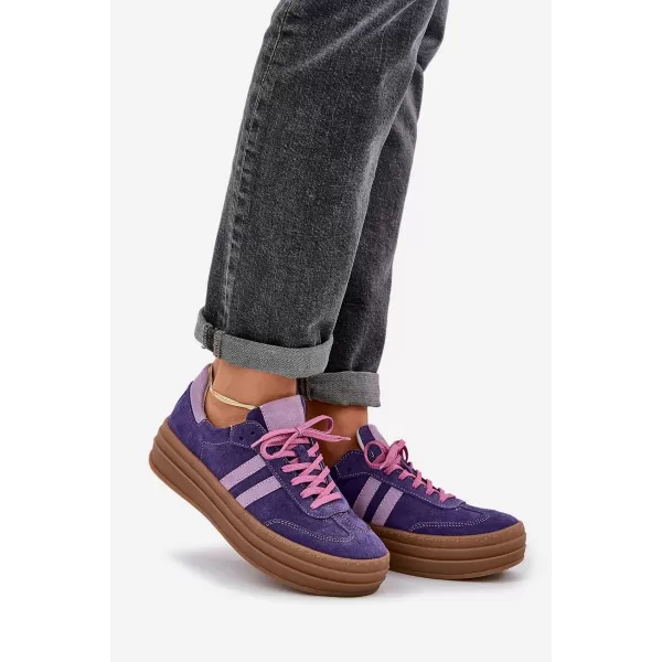  Dámské boty ZAZOO N1068S4 PURPLE 
