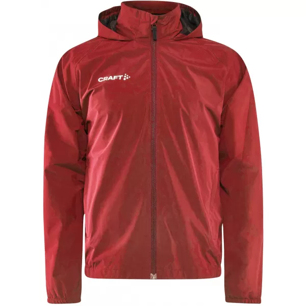  Lehká pánská bunda do deště CRAFT TW Evolve Rain Jacket M JASNĚ ČERVENÁ 