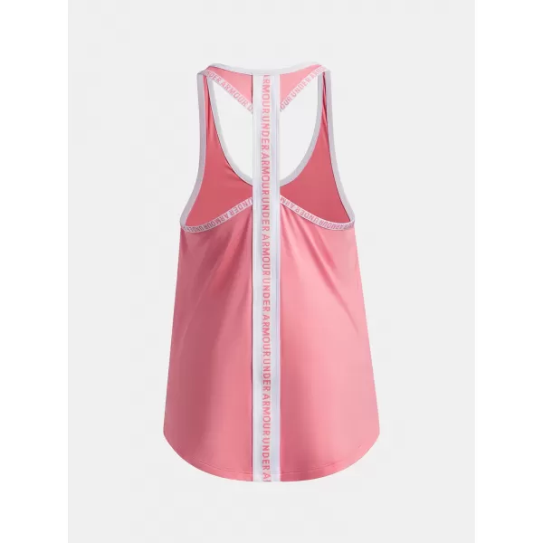  Dívčí tílko UNDER ARMOUR TECH KNOCKOUT TANK 1363374-600 RŮŽOVÁ 