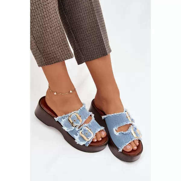  Dámské pantofle BOTO RENELISSE 41325 LIGHT BLUE 