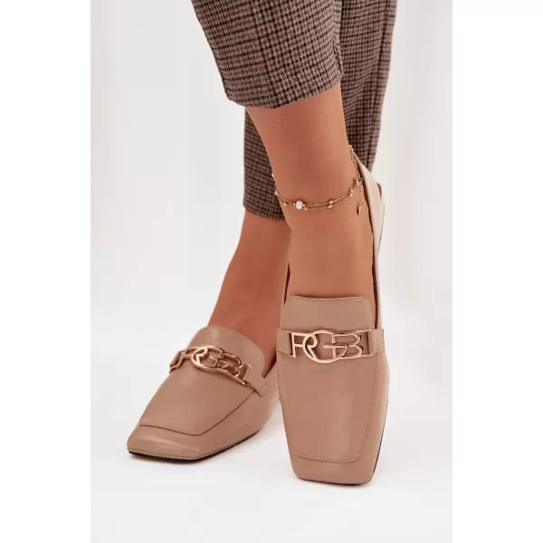  Dámské mokasíny D&A CR61-3125 BEIGE 