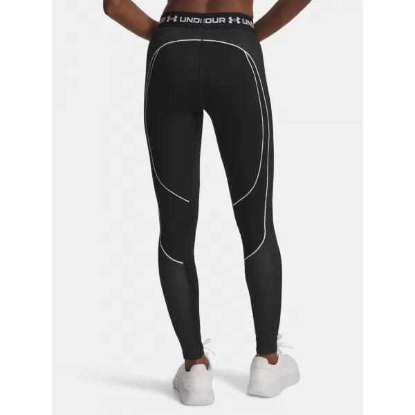  Dámské legíny UNDER ARMOUR UA COLDGEAR TEXTURED LEGGING 6003997-003 ČERNÁ 