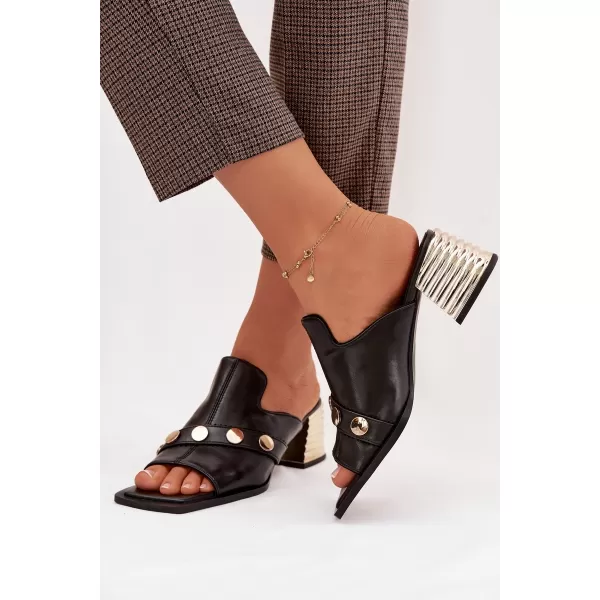  Dámské sandály D&A CR61-3063 BLACK 