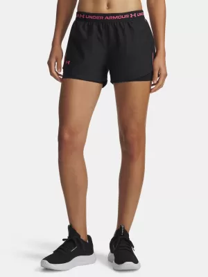 Dámské kraťasy UNDER ARMOUR TECH PLAY UP 2IN1 SHORTS 1389895-002 ČERNÁ