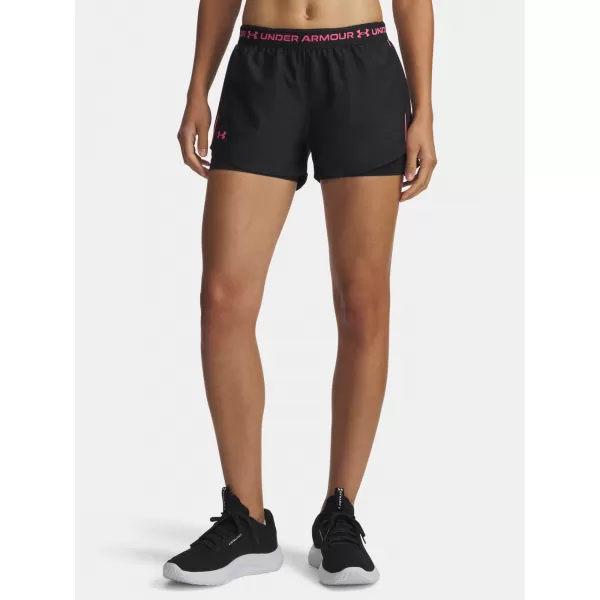  Dámské kraťasy UNDER ARMOUR TECH PLAY UP 2IN1 SHORTS 1389895-002 ČERNÁ 