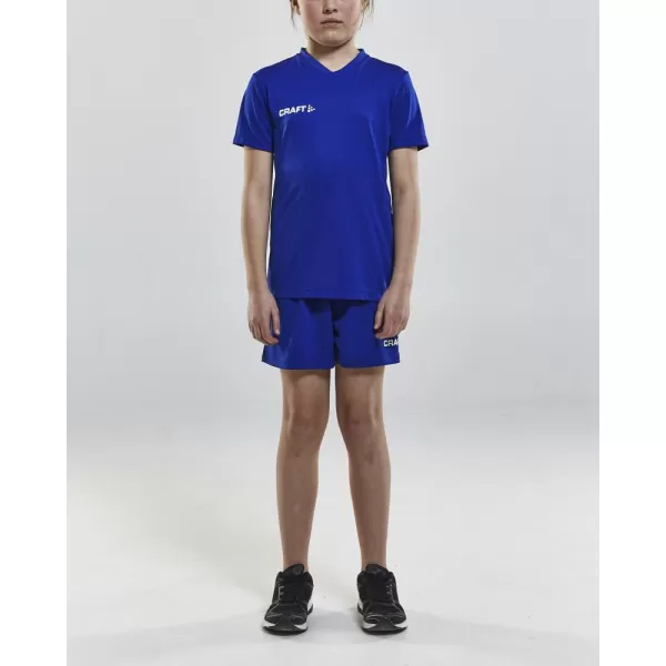  Dětské sportovní kraťasy CRAFT TW Squad Go Short Solid Jr KLUBOVÁ KOBALTOVÁ 