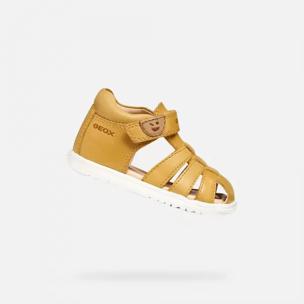  Chlapecké sandály GEOX SANDAL MACCHIA B254VA000CLC2003 ŽLUTÁ 