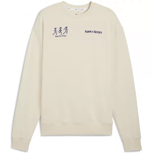  Pánská mikina PUMA UNISEX X SAYSKY LS KNIT 527557-87 ALPINE SNOW 