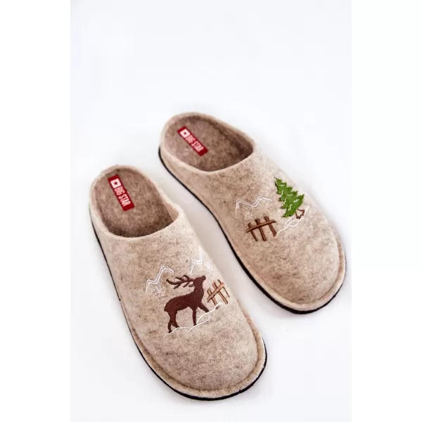  Dámské pantofle BIG STAR KK276016 BEIGE 