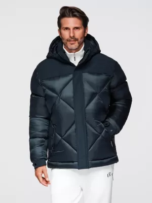 Pánská bunda OMBRE OM-JAHP-0237 NAVY BLUE
