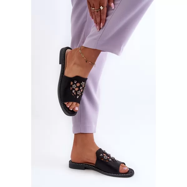  Dámské sandály S.BARSKI KV27-063 BLACK 