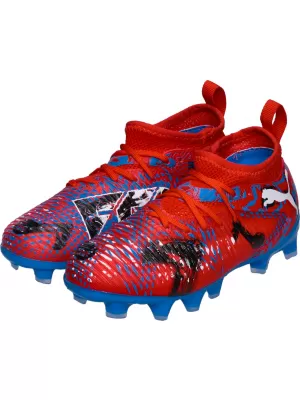 Dětské kopačky PUMA FUTURE 8 MATCH PLAY FG/AG JR 108750-01 RED/BLACK/BLUE/PINK PIXEL