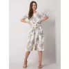 Dámské šaty LAKERTA LK-SK-507639-1.75P WHITE-GREEN
